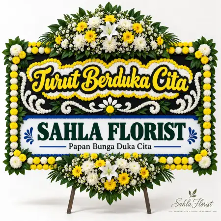 Papan Bunga Duka Taman Yasmin